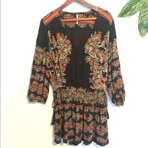 Free People Boho Flowy Tunic Size Medium EUC
